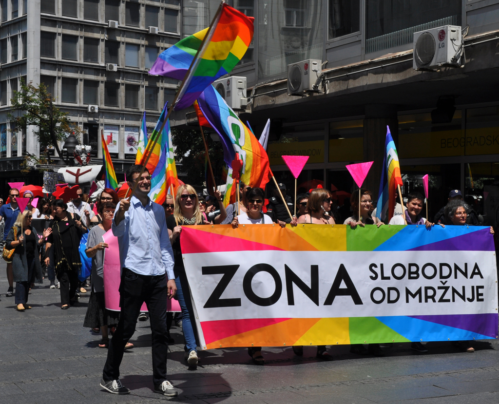 Međunarodni dan ponosa LGBT osoba obeležen akcijom "Zona slobodna od mržnje"